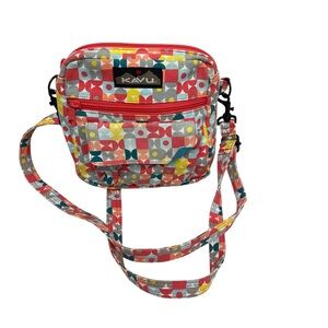 KAVU For Keeps Bag With Hip Crossbody Adjustable Purse Strap floral faded summer